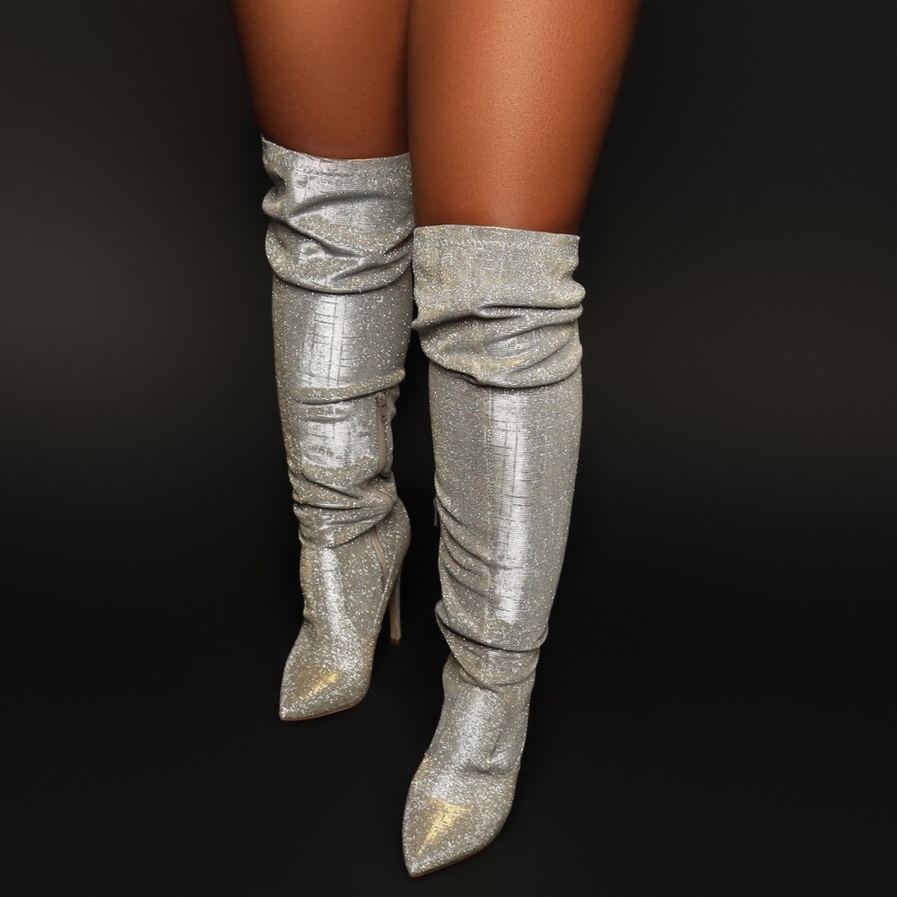 SHOE DAZZLE HEELED ENSLY BOOTS